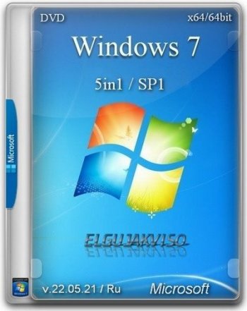 Windows 7 SP1 5in1 (x64) Elgujakviso Edition 